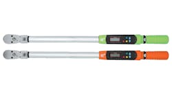 1/2" Drive Electric Angle Torque Wrench, Nos. TWVA250FDGR and TWVA250FDOR