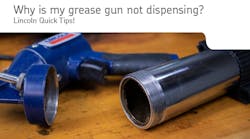 My grease gun does not dispense, What do I do! - Lincoln Quick Tips